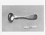Salt Spoon, Martin Benedict  American, Silver, American