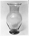 Vase, Jersey Glass Company of George Dummer  American, Free-blown lead glass, American