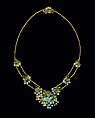 Necklace, Louis C. Tiffany (American, New York 1848–1933 New York), Opals, gold, enamel, American