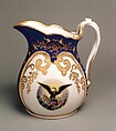 Pitcher, French Manufacturer, Porcelain, overglaze enamel decoration, and gilding, American
