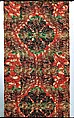 Woven carpet piece, Wool, British, probably