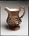Pitcher, American Pottery Manufacturing Company (1833–ca. 1854), Earthenware, American