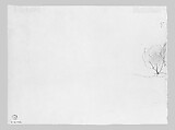 Eiger from Mürren, John Singer Sargent (American, Florence 1856–1925 London), Graphite on off-white wove paper, American