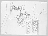Swans, John Singer Sargent (American, Florence 1856–1925 London), Graphite on off-white wove paper, American
