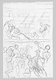 Adoration of the Shepherds, John Singer Sargent (American, Florence 1856–1925 London), Graphite on off-white wove paper, American