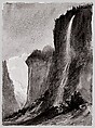Matterhorn from Zmutt Glacier, Zermatt, recto (from "Splendid Mountain Watercolours" Sketchbook), John Singer Sargent (American, Florence 1856–1925 London), Watercolor and graphite on off-white wove paper, American