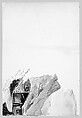 Mountain Study (from Switzerland 1869 Sketchbook), John Singer Sargent (American, Florence 1856–1925 London), Graphite and watercolor on off-white wove paper, American