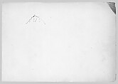 Mountain Peak (from Switzerland 1869 Sketchbook), John Singer Sargent (American, Florence 1856–1925 London), Graphite on off-white wove paper, American