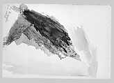 Val Bregagalia from Maloja (from Switzerland 1869 Sketchbook), John Singer Sargent (American, Florence 1856–1925 London), Watercolor and graphite on off-white wove paper, American