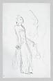 Javanese Dancer (from Sketchbook of Javanese Dancers), John Singer Sargent (American, Florence 1856–1925 London), Graphite on off-white wove paper, American