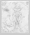 Tripod (from Scrapbook), John Singer Sargent (American, Florence 1856–1925 London), Graphite on tracing paper, American