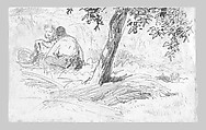 Lifeboats on Davits (from Scrapbook), John Singer Sargent (American, Florence 1856–1925 London), Graphite on off-white wove paper, American