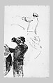 Lifeboats on Davits (from Scrapbook), John Singer Sargent (American, Florence 1856–1925 London), Graphite on off-white wove paper, American
