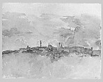 Siena, John Singer Sargent (American, Florence 1856–1925 London), Watercolor and graphite on white wove paper, American