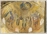 Angels, Mosaic, Palatine Chapel, Palermo, John Singer Sargent (American, Florence 1856–1925 London), Watercolor, gouache, and graphite on off-white wove paper, American