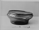 Bowl, Free-blown glass, American
