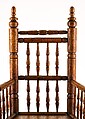 Spindle-back armchair, Ash, American