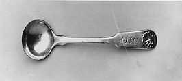 Salt Spoon, T. & H.  American, Silver, American