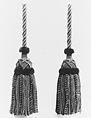 Tassel, Silk trimming, American