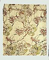 Water-lily textile, Associated Artists (1883–1907), Silk, woven and printed, American