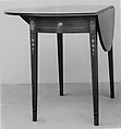 Drop-leaf Pembroke Table, Mahogany, maple, ebony, tulip poplar, cedar, oak, American