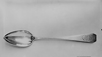 Table Spoon, Joel Sayre or American, Silver, American