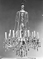 Chandelier, Cut glass, British or Irish