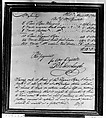 Manuscript of a Receipted Bill for Wallpaper, Parchment paper, American