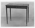 Table, Clark Jones (American), Tulip, violet wood, holly, ebony, brass, American