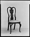 Side Chair, Walnut, yellow pine, American