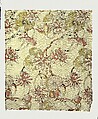 Water-lily textile, Associated Artists (1883–1907), Silk, woven and printed, American