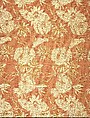 Water-lily curtain, Associated Artists (1883–1907), Silk, woven, American