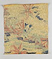 Clematis textile, Associated Artists (1883–1907), Silk, printed, American