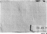 Sample, Cotton and linen, woven, American