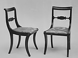 Side Chair, Duncan Phyfe  American, born Scotland, Mahogany, ash, tulip poplar, American