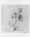 Self-Portrait at Fifteen (from McGuire Scrapbook), William Henry Powell (1823–1879), Graphite on off-white wove paper, American