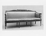 Sofa, Attributed to Samuel McIntire (1757–1811), Mahogany, white pine, birch, American