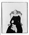 Lady Seated in a Boston Rocker, Jane Anthony Davis (1821–1855), Watercolor and graphite on smooth-surfaced tan wove paper, American