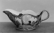 Sauceboat, Stoneware, British (American market)