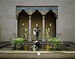 Column, Designed by Louis C. Tiffany (American, New York 1848–1933 New York), Mosaic, plaster, glass, and iron, American