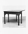 Card table, John Townsend (1732–1809), Mahogany, maple, chestnut, tulip poplar, American