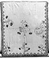 Embroidered blanket, Ruth Brewster Sampson, Wool embroidered with wool, American