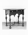 Slate Table, Birch, white pine, walnut, spruce, American