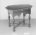Slate Table, Birch, white pine, walnut, spruce, American