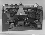 Toy Kitchen, Wood, metal, ceramics, American or German