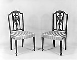 Side Chair, Mahogany, oak, American