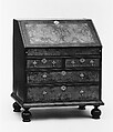 Desk, Black walnut, ash, white pine, poplar, American