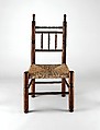 Spindle-back chair, Soft maple, maple, ash, American
