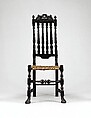 Banister-back chair, Maple, American