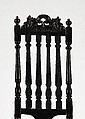Banister-back chair, Maple, American